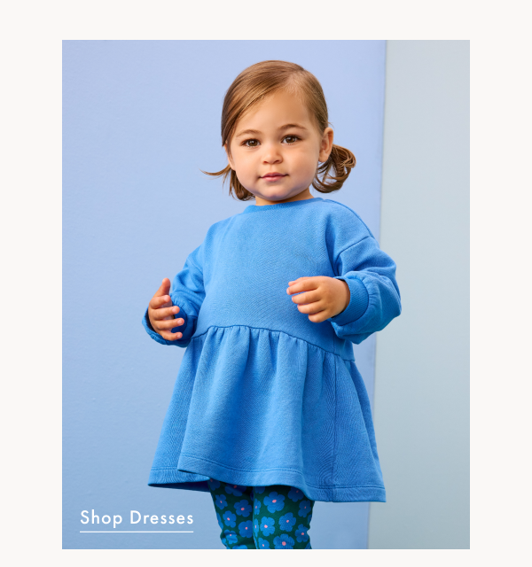 Baby French Terry Dress & Leggings Set