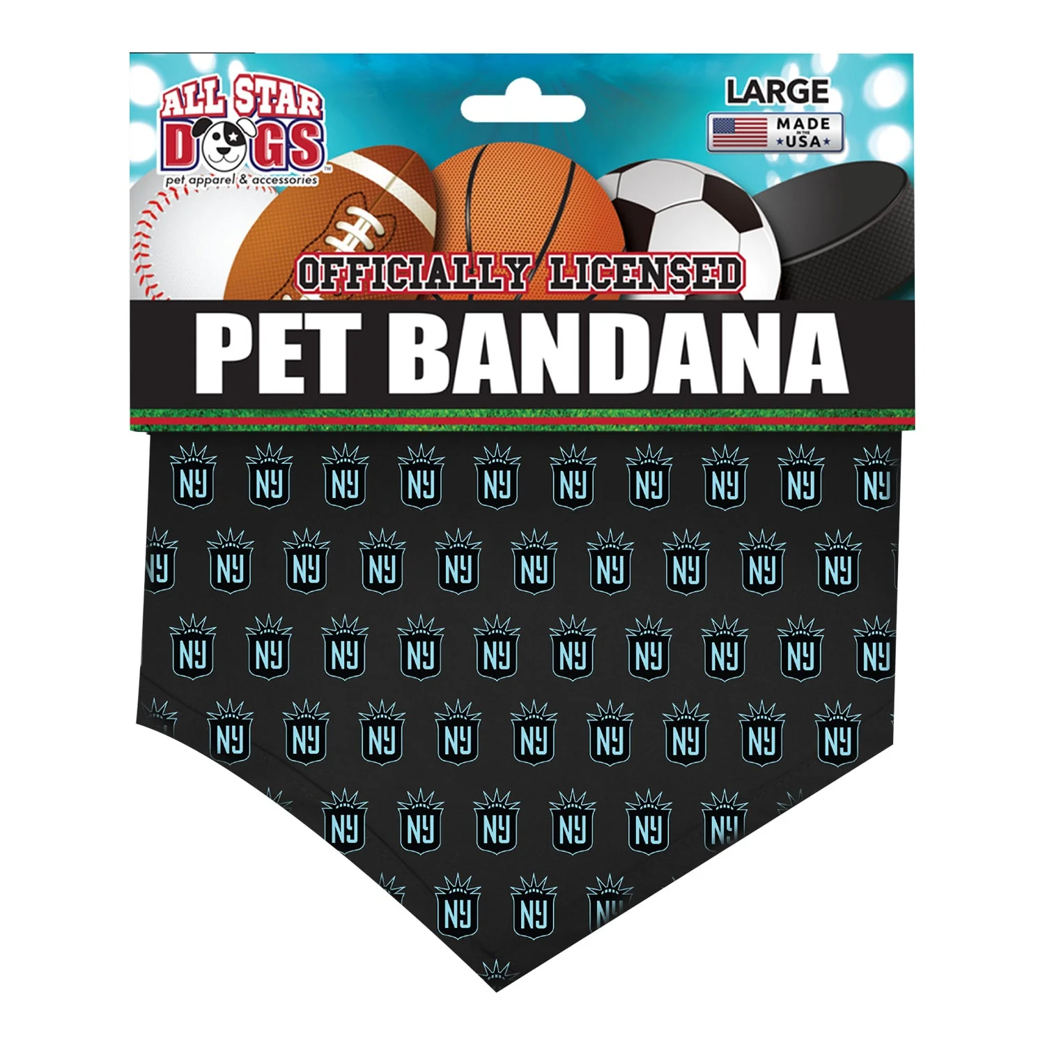 Image of NJ/NY Gotham FC Large Repeat Bandana