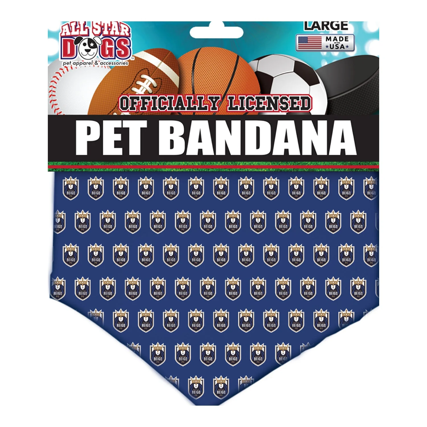 Image of Seattle Reign FC Large Repeat Bandana