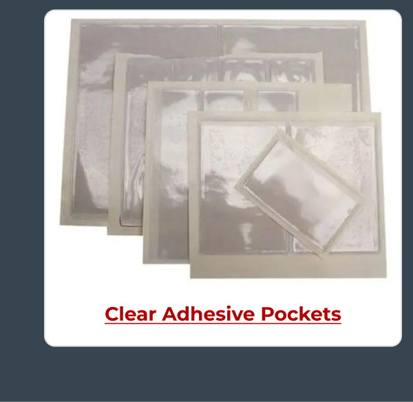 Clear Adhesive Pockets