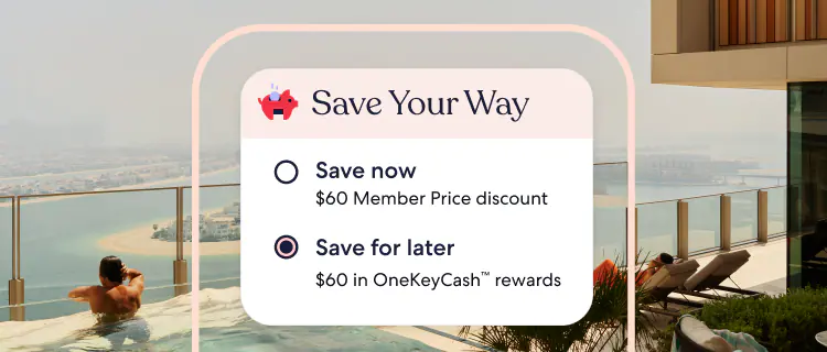 Discover a more flexible way to save on stays with Save Your Way.