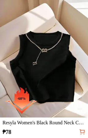 Resyla Women s Black Round Neck...