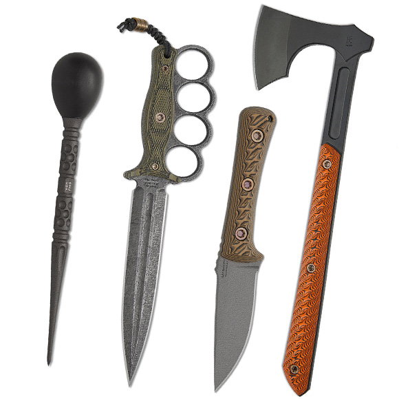 RMJ Tactical Fixed Blades, Tomahawks, and Pocket Awls