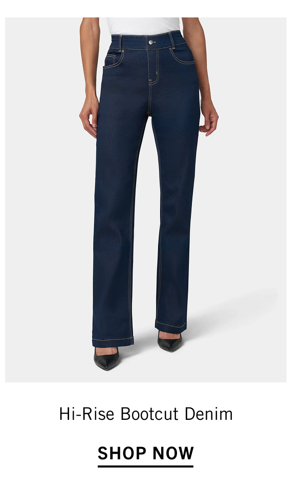 Hi-Rise Bootcut Denim