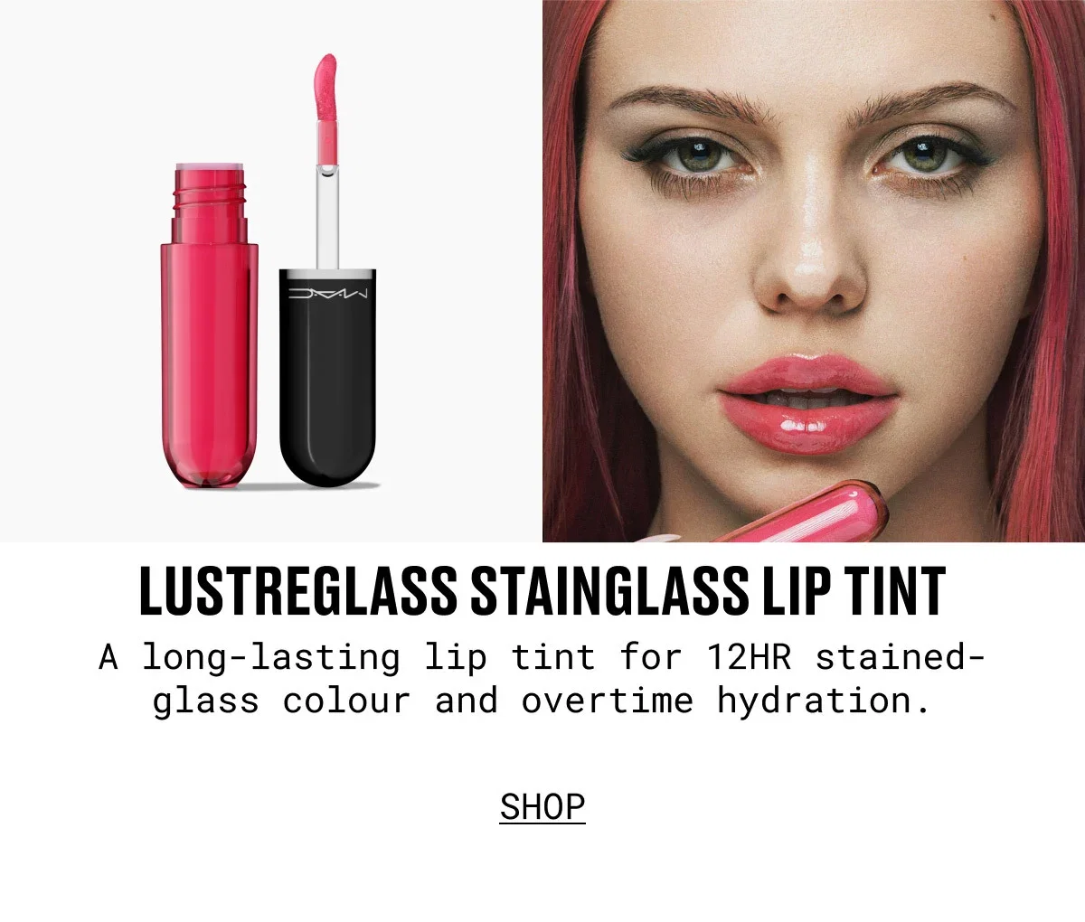 M·A·C | LUSTREGLASS STAINGLASS LIP TINT | A long-lasting lip tint for 12HR stained-glass colour and overtime hydration. | SHOP