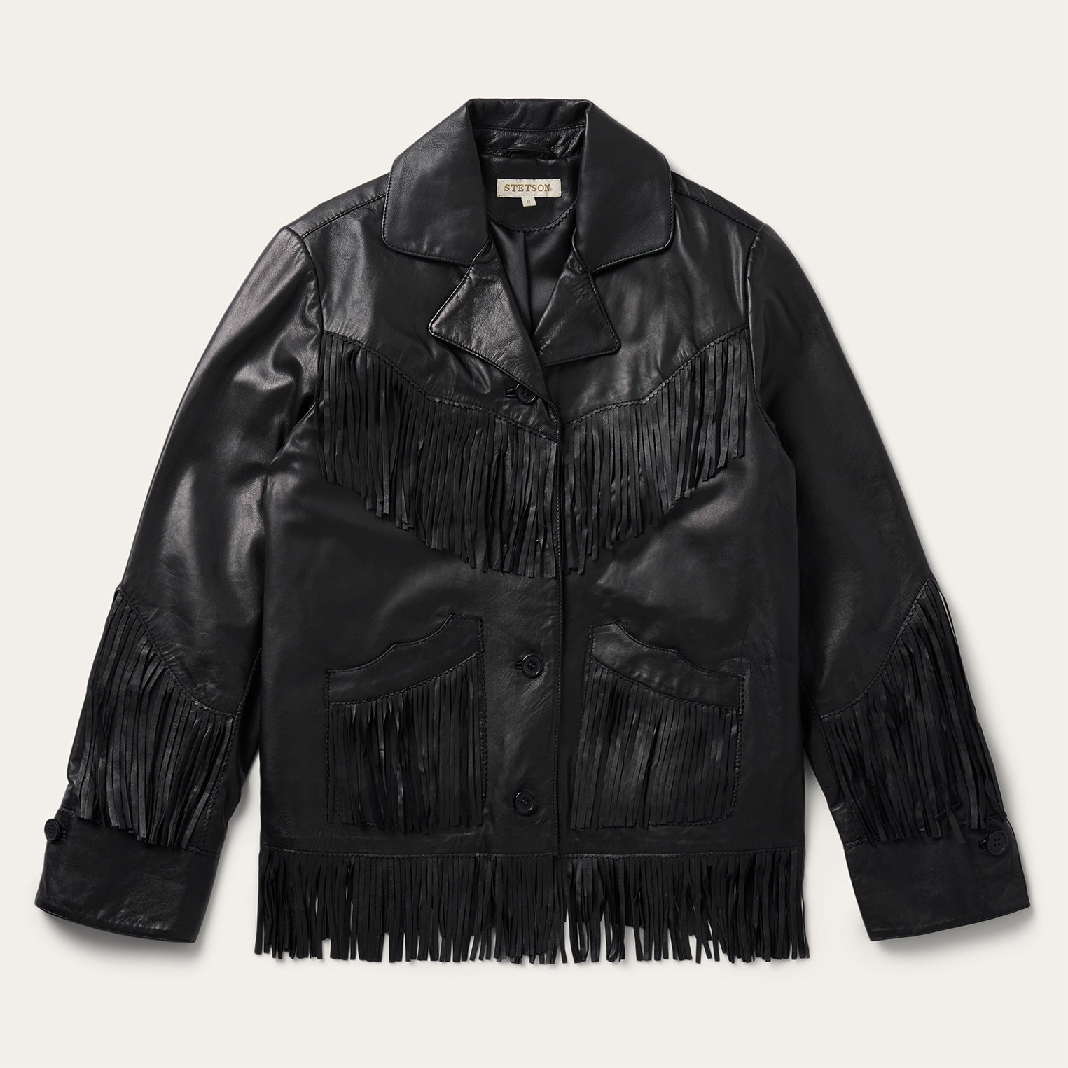 Fringe Leather Jacket