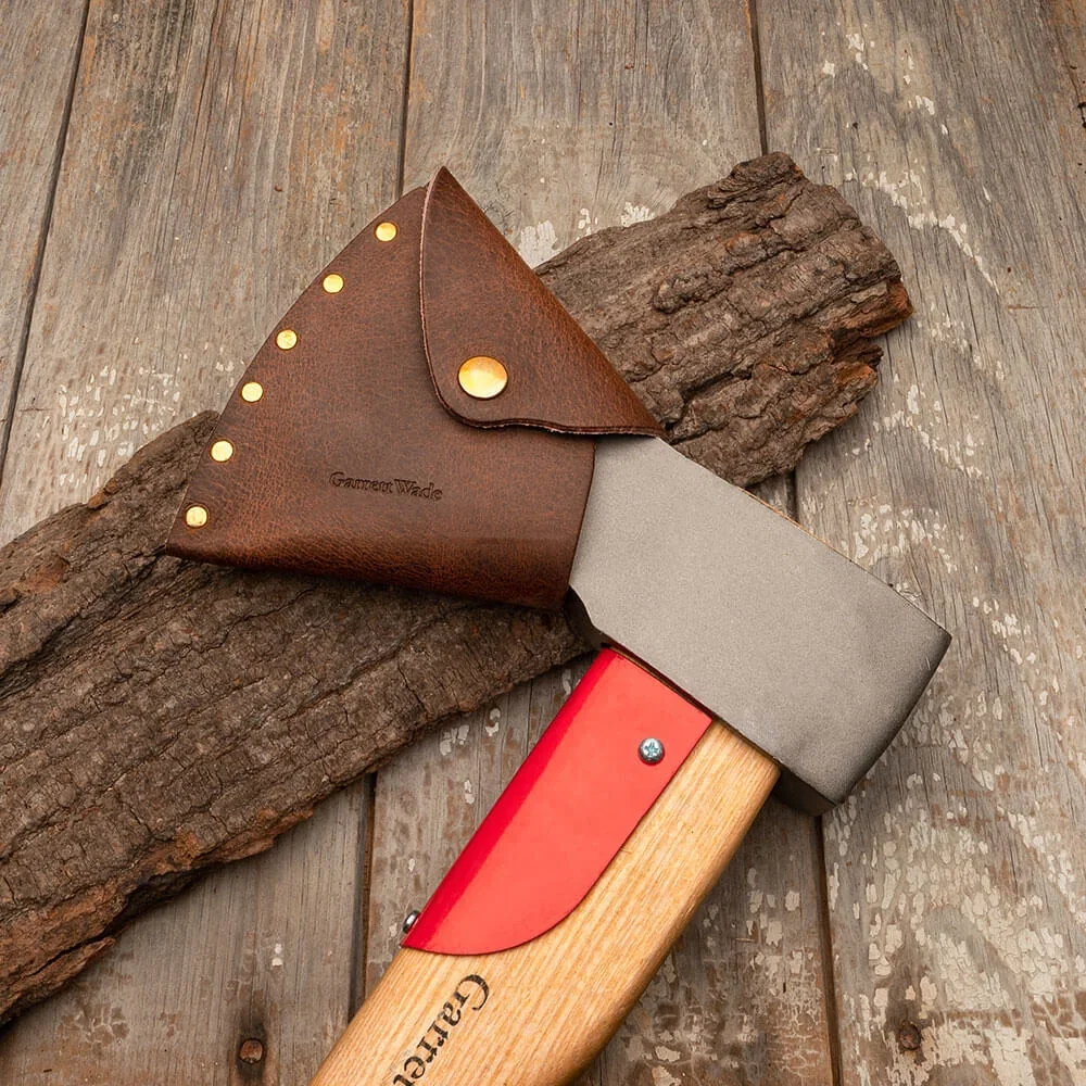 Image of Garrett Wade Forest Axe with French-Made Sheath