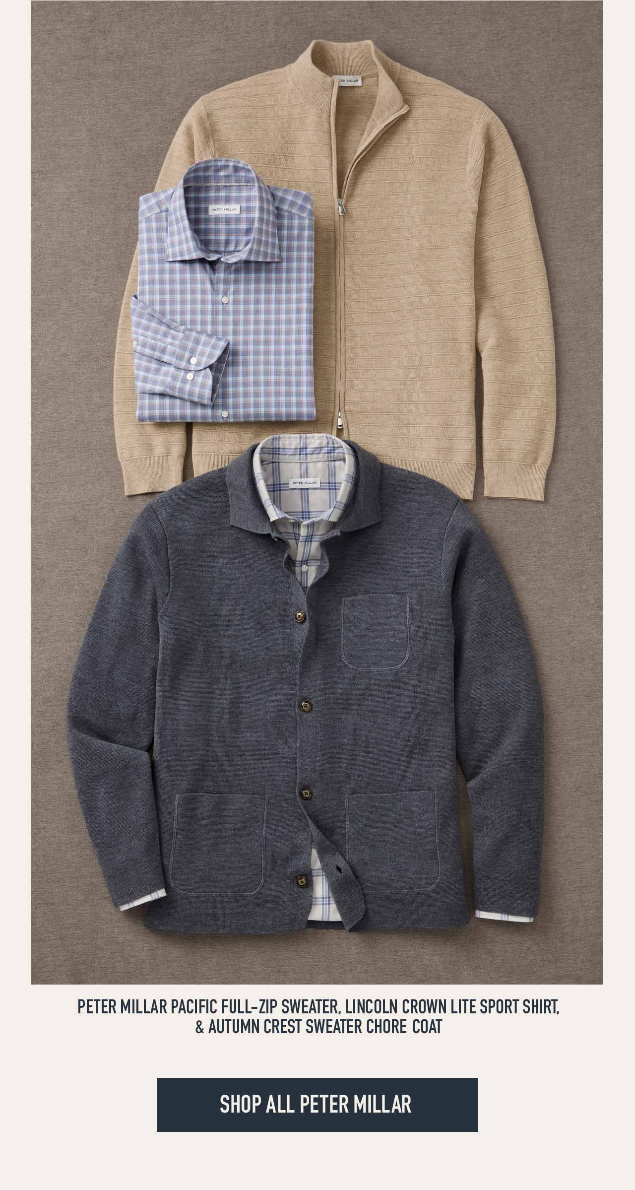 Effortless. Refined. Peter Millar. — only at Westport Big & Tall