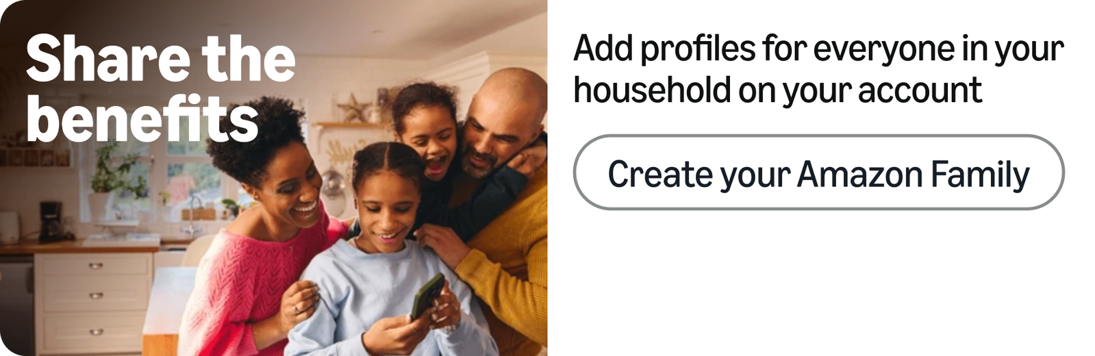 Add profiles for everyone on your account