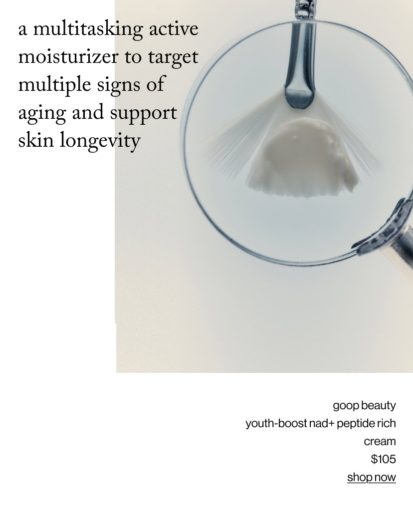 a multitasking active moisturizer to target multiple signs of aging and support skin longevity