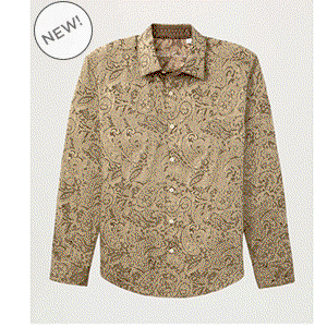 Long sleeve tan shirt 