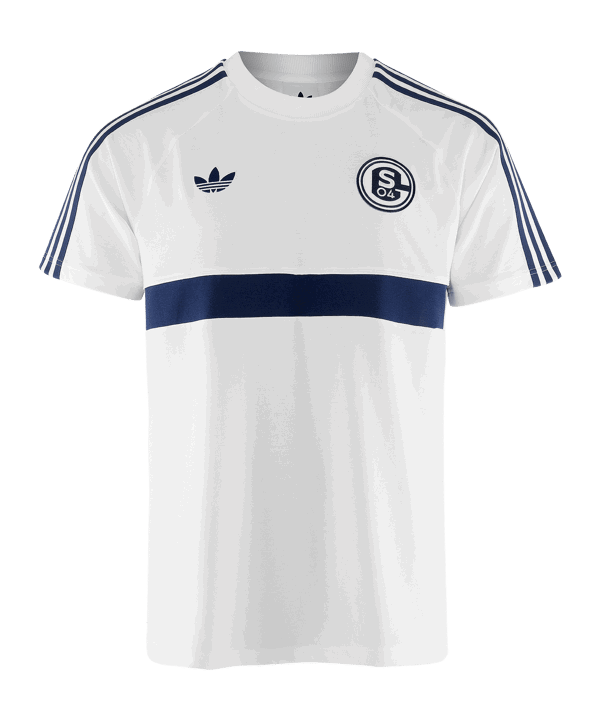 adidas Originals FC Schalke 04 T-Shirt Weiß