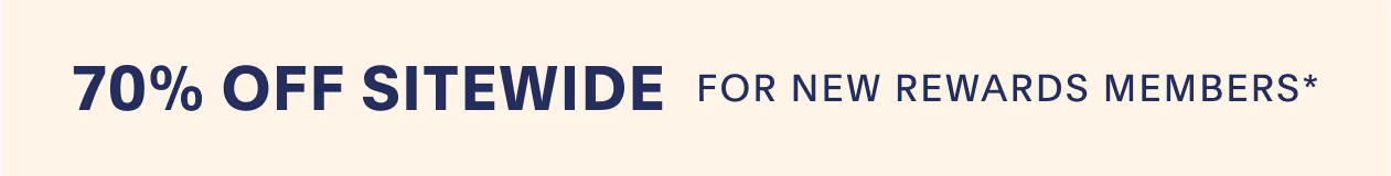 70% Off Sitewide