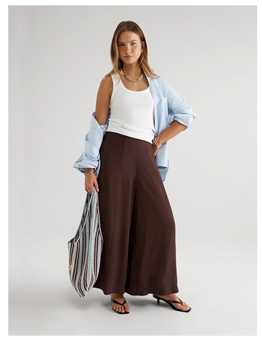 THE VISCOSE DRAPEY CULOTTE