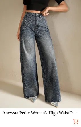Anewsta Petite Women s High Waist...