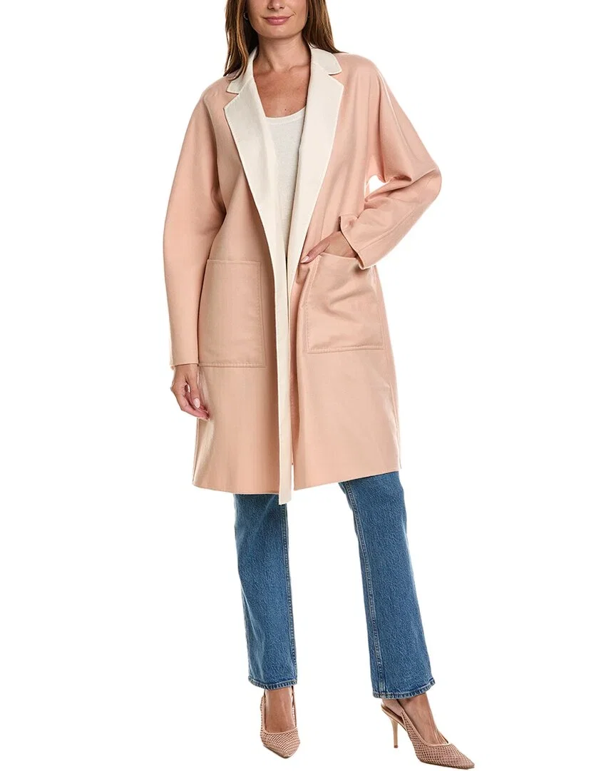 Image of Lafayette 148 New York Wool & Silk Reversible Coat