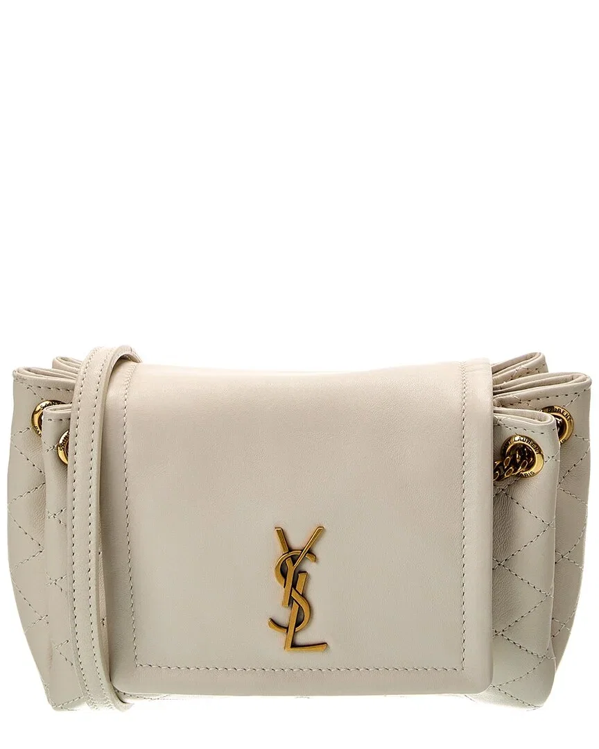 Image of Saint Laurent Nolita Mini Leather Shoulder Bag