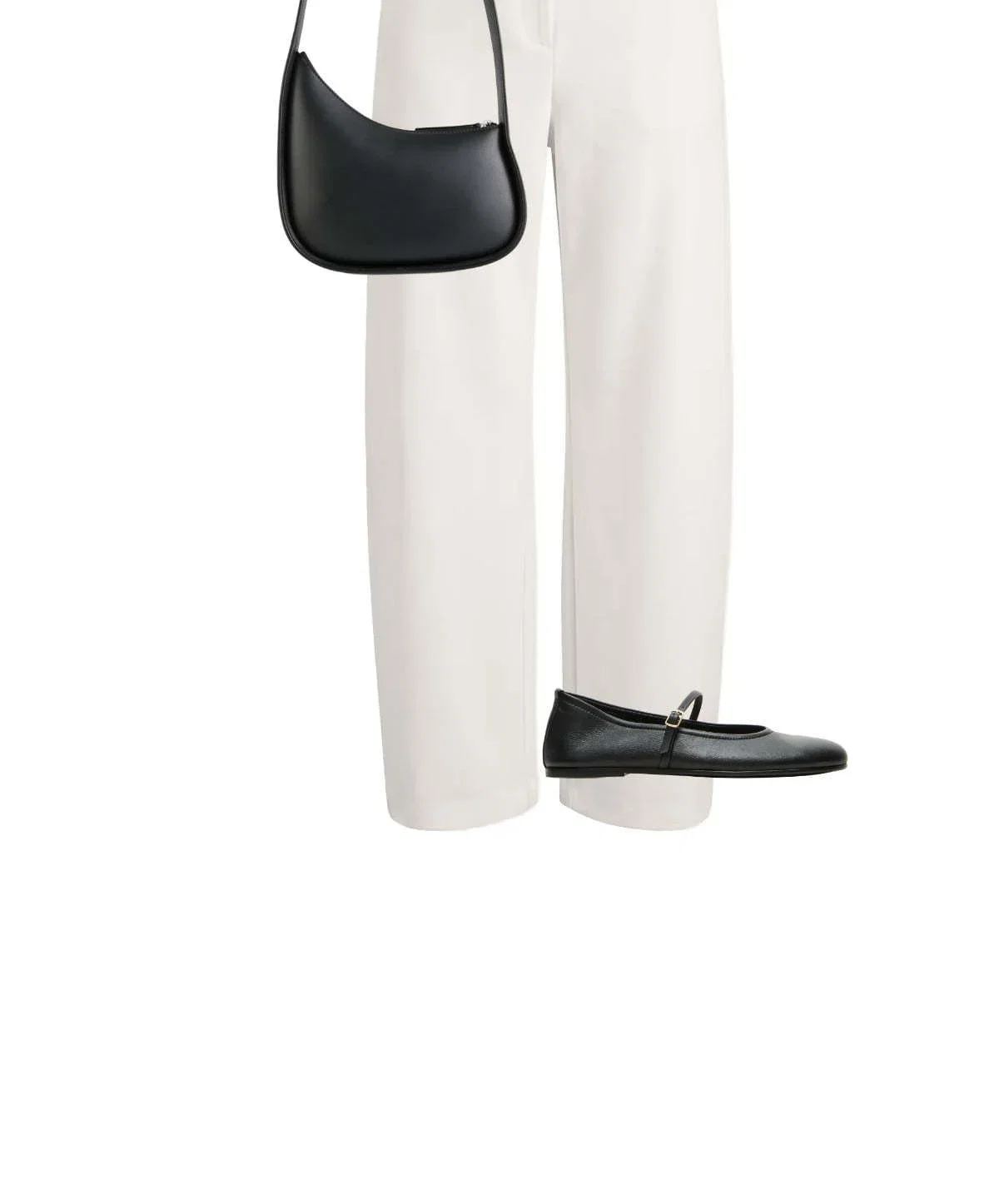 Mid Rise Barrel Leg Pants