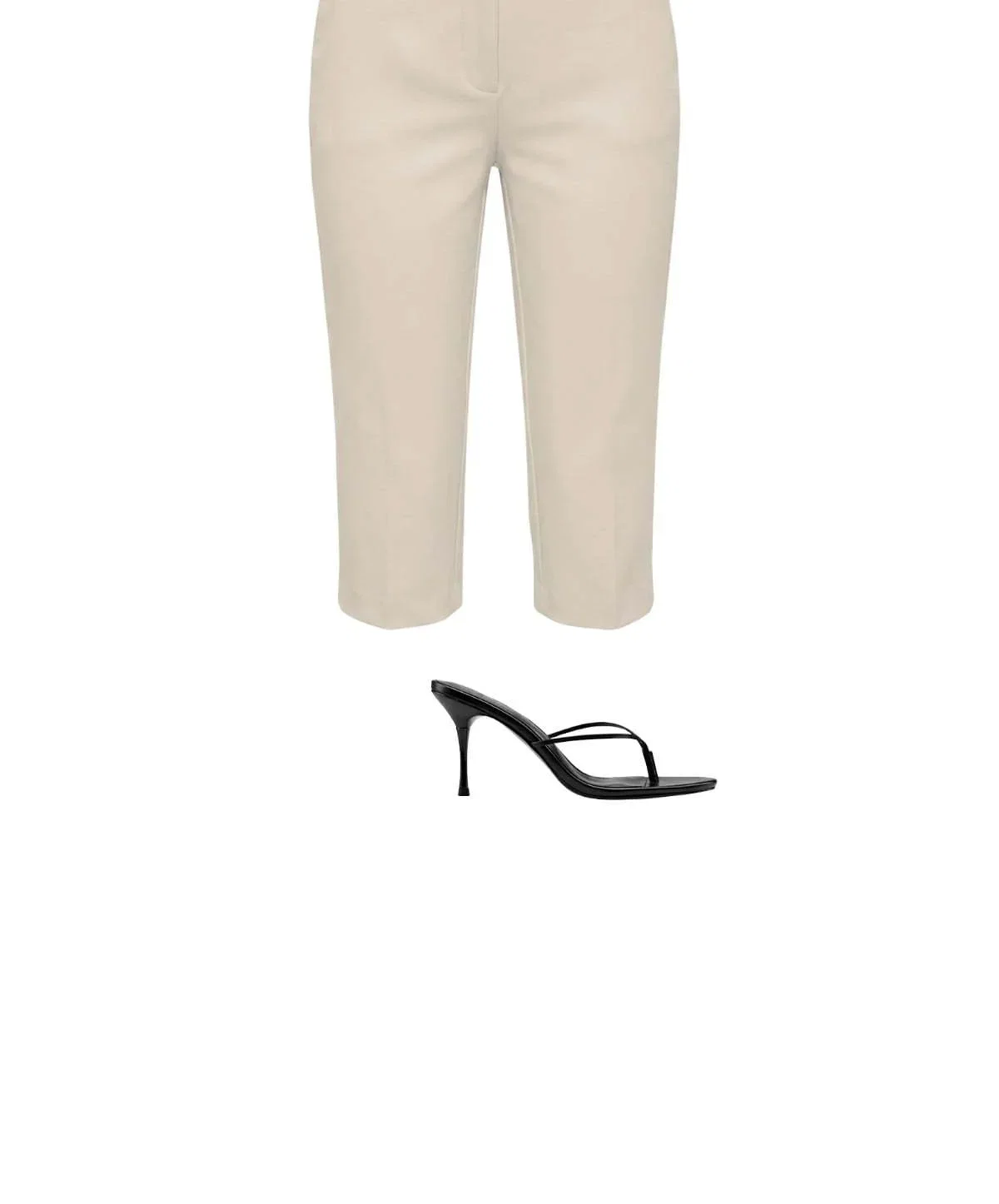 High Rise Capri Pants