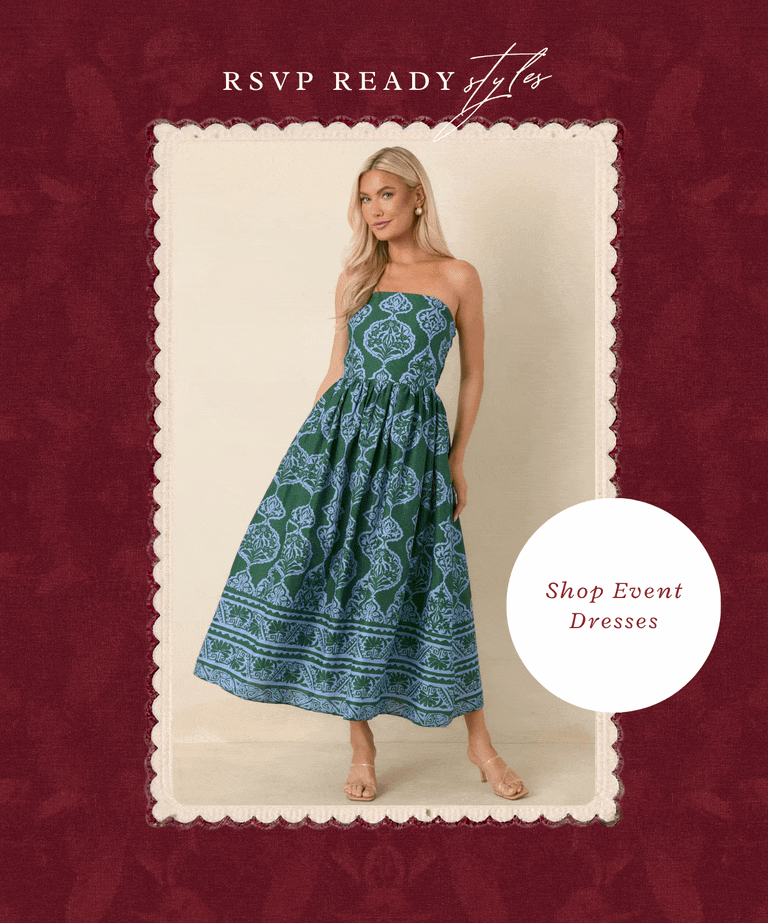 "RSVP ready styles. Shop Event Dresses."
