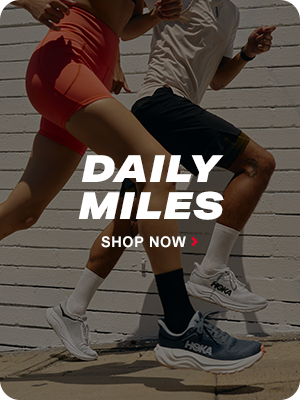 Daily Miles. Shop the Run Shop.