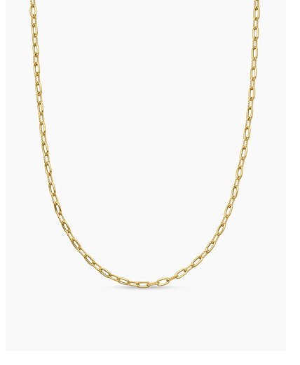 DY Madison® Chain Necklace18K Yellow Gold, 3mm