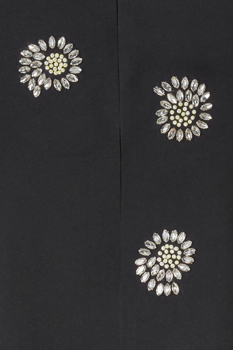 Flared Hem Zip-Up Top - Pearl Of Order