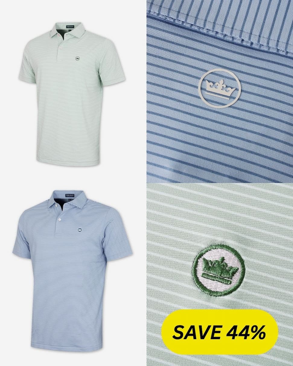 Peter Millar Mens Ballad Jersey 4-Way Stretch Golf Polo Shirt