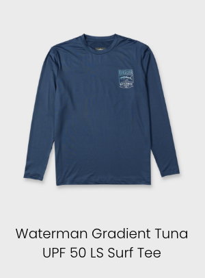 Waterman Gradient Tuna UPF 50 Long Sleeve Surf Tee - delivers reliable coverage with fast-drying, durable stretch.