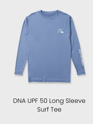 DNA UPF 50 Long Sleeve Surf Tee - durable, fast-drying knit with dependable 4-way stretch and recovery.