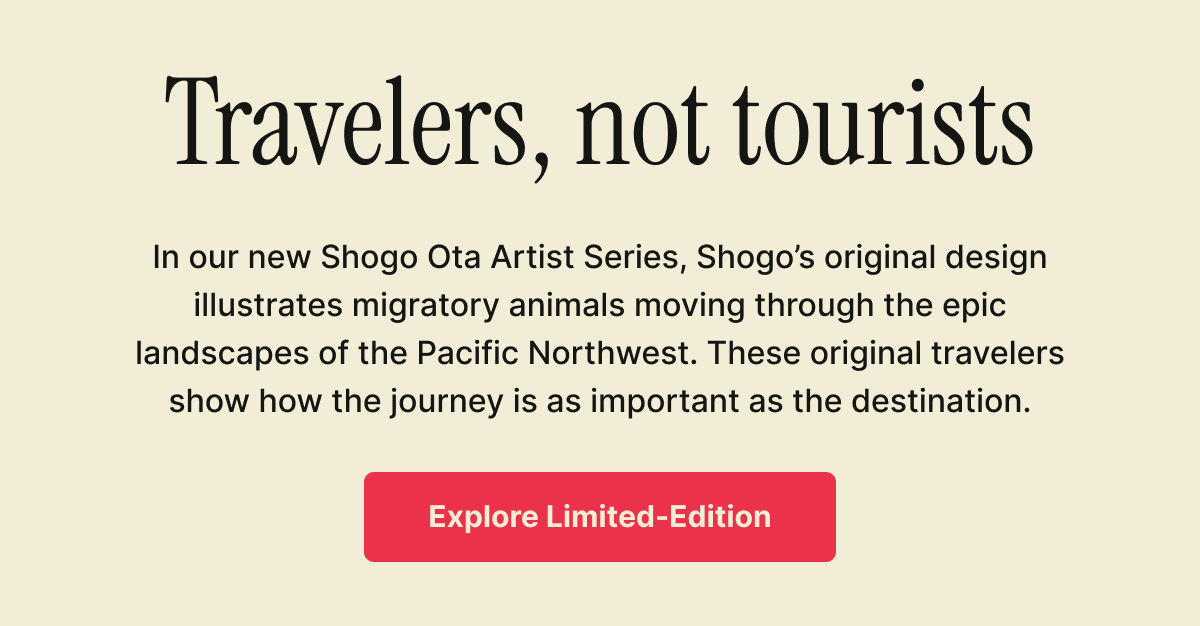 Travelers, not tourists
