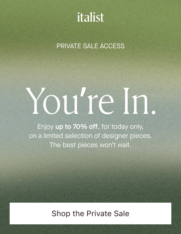 Up to 70% off for today only. Limited selection of designer pieces.