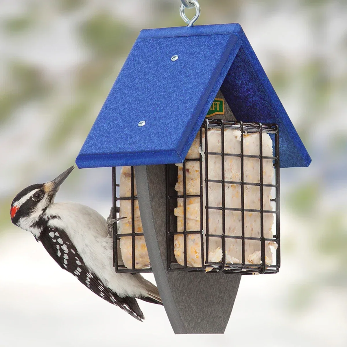 Image of Double Sided Suet Tail Prop Bird Feeder