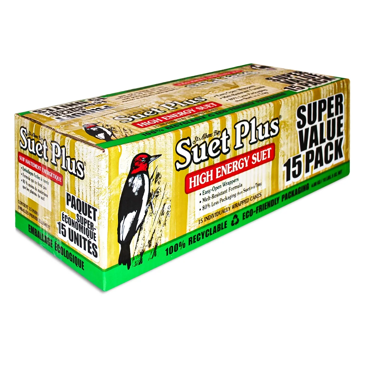 Image of Suet Plus High Energy Suet Cakes, 15 Pack