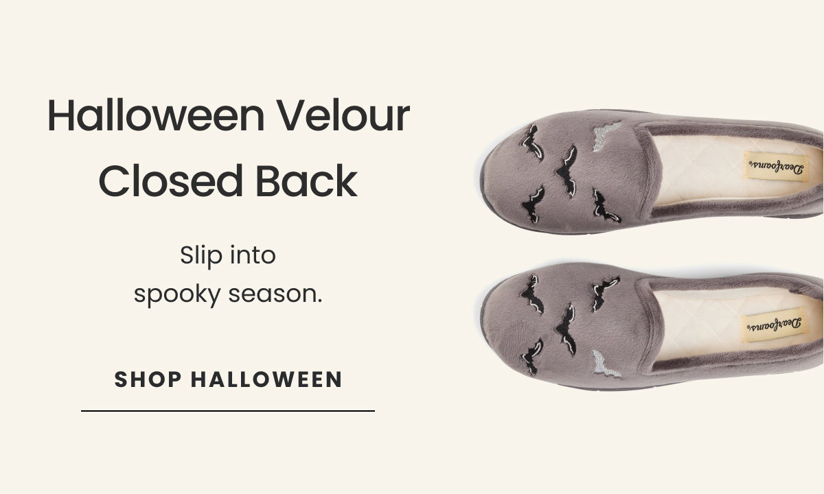 HALLOWEEN VELOUR CLOSED BACK. SHOP HALLOWEEN
