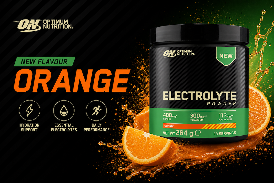Meet the new Orange flavour Electrolytes from Optimum Nutrition