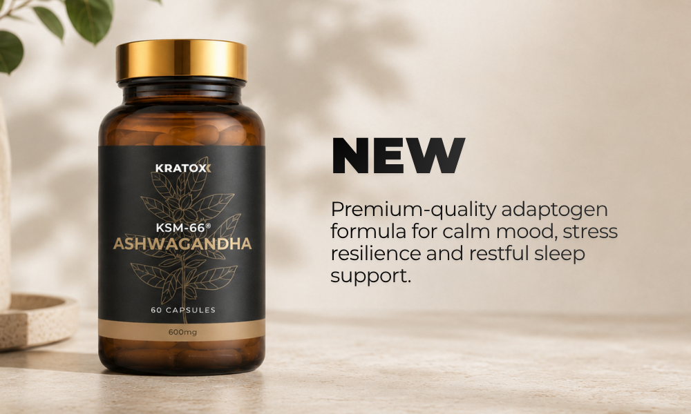 KSM-66® Ashwagandha for calm mood, stress resilience and restful sleep support.