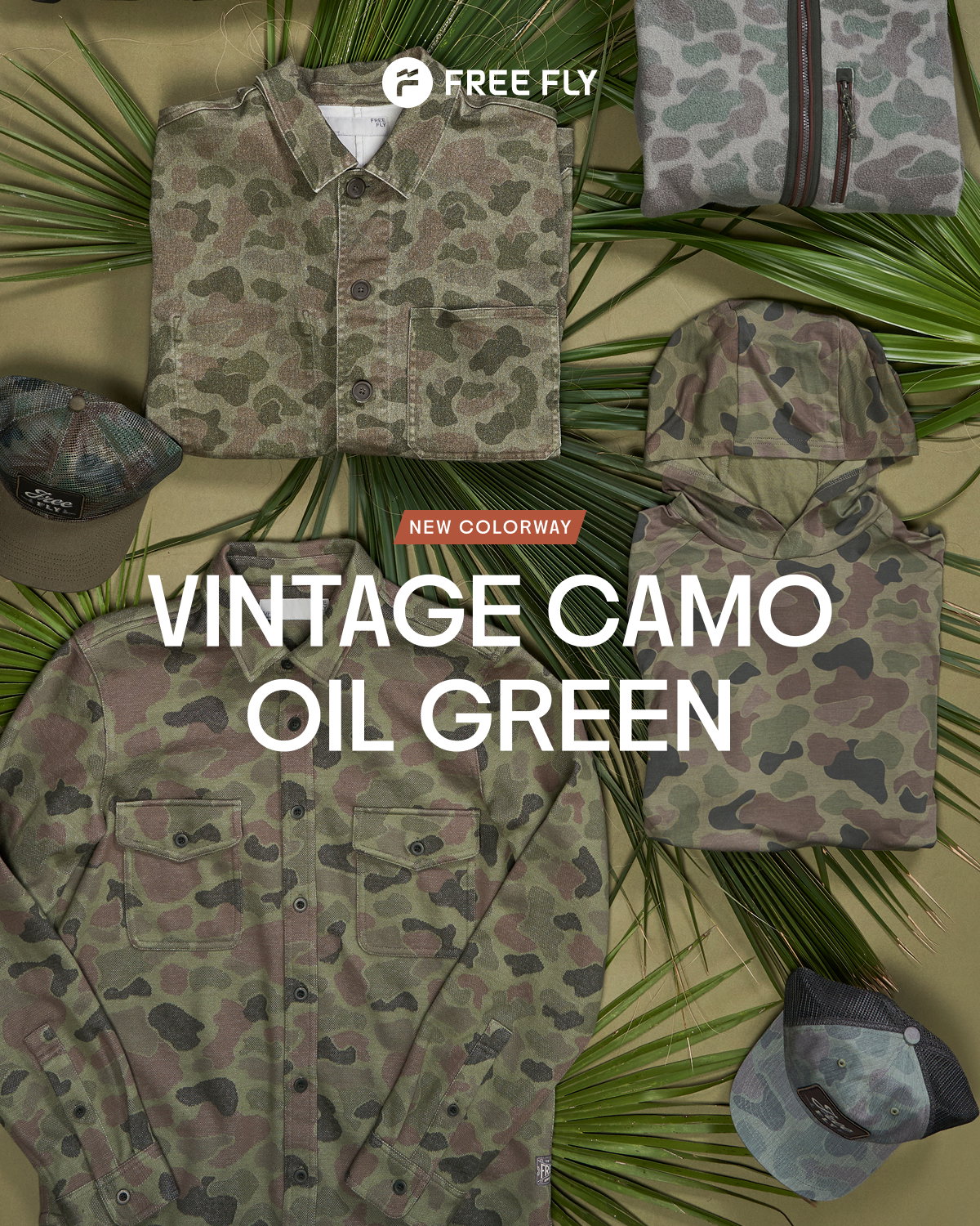 New Vintage Camo Oil Green Just Landed