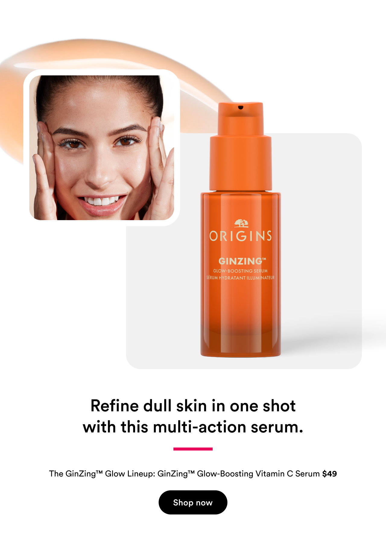 Refine dull skin in one shot with this multi-action serum | Shop now