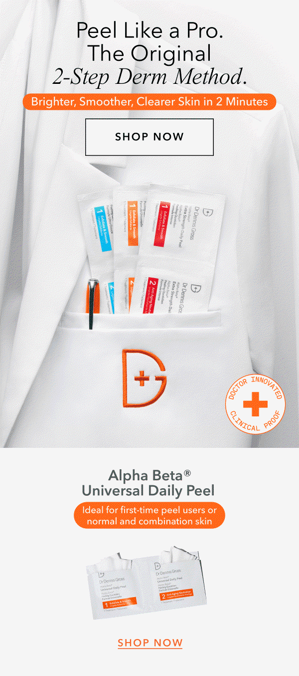 Peel Like A Pro. The Original 2-Step Derm Method.