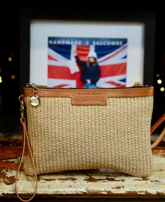 Diana 2 in 1 Clutch - Raffia