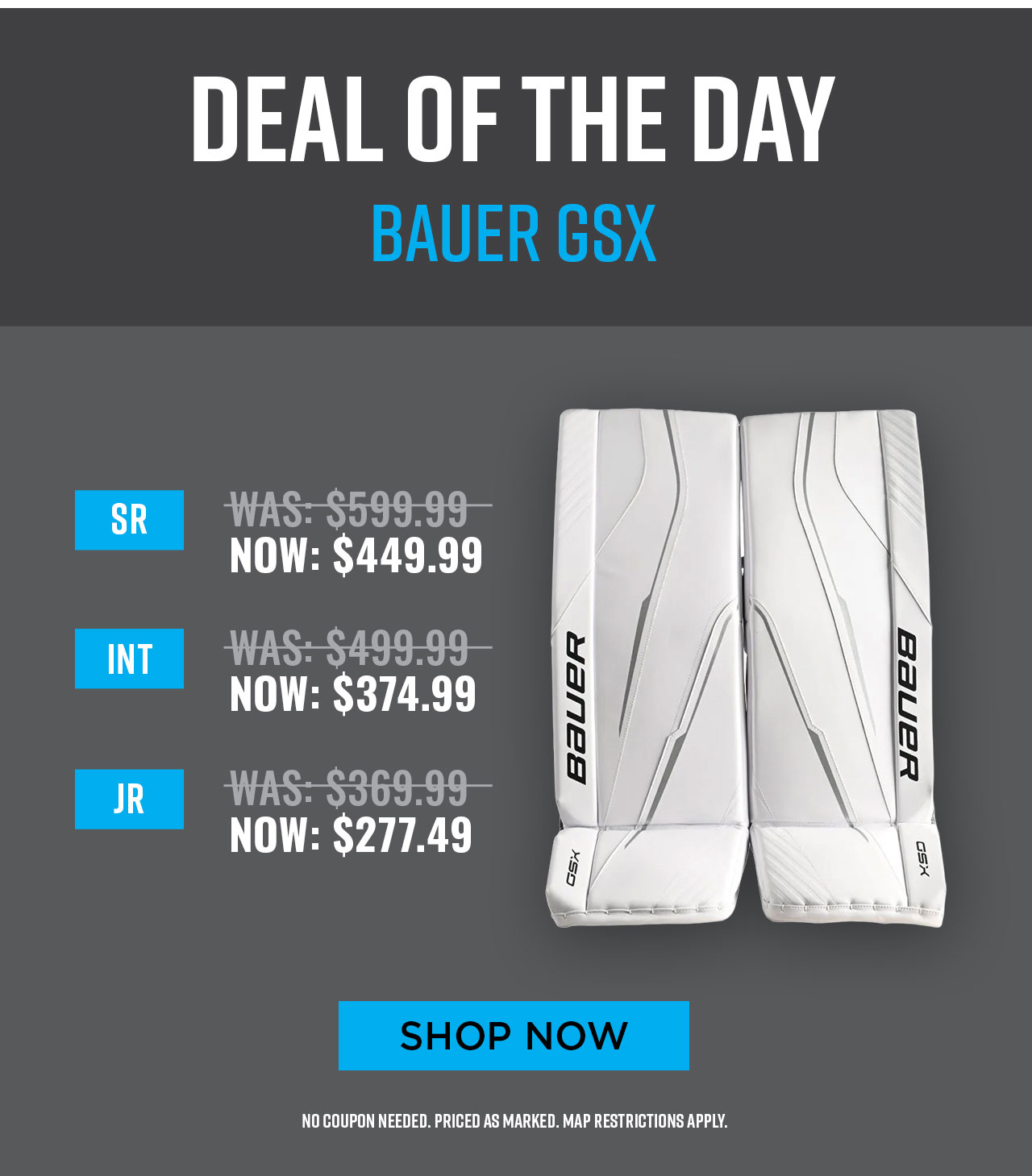 B7- Deal Of The Day - Bauer GSX - Shop Now