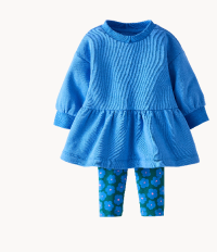 Baby French Terry Dress & Leggings Set
