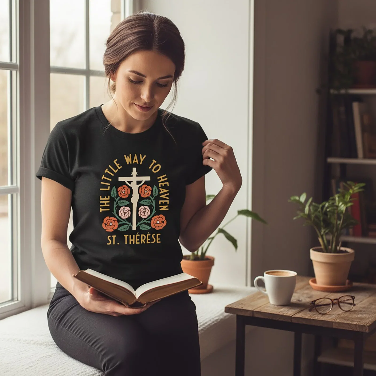 St. Therese Little Way to Heaven T-Shirt