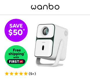 Wanbo T2 Ultra Full HD Smart Projector Product Image