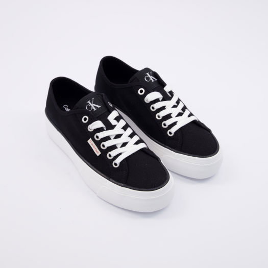 Black Canvas Trainers