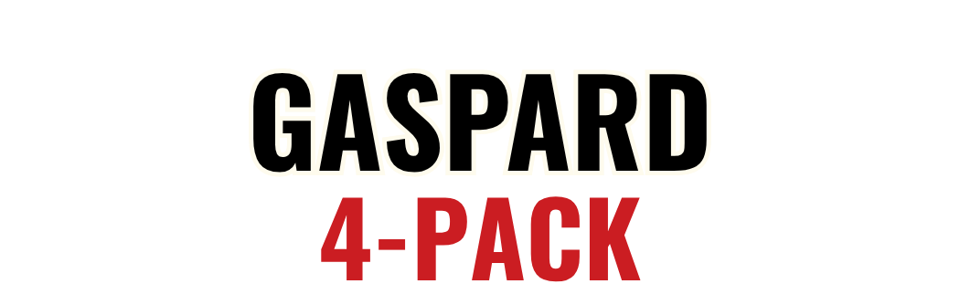 Gaspard 4-Pack | Free Ice Pack