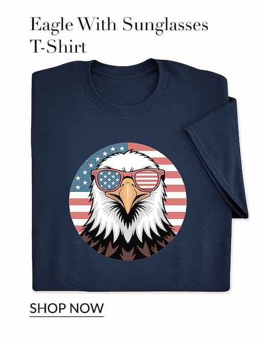 Eage with sunglasses t-shirt