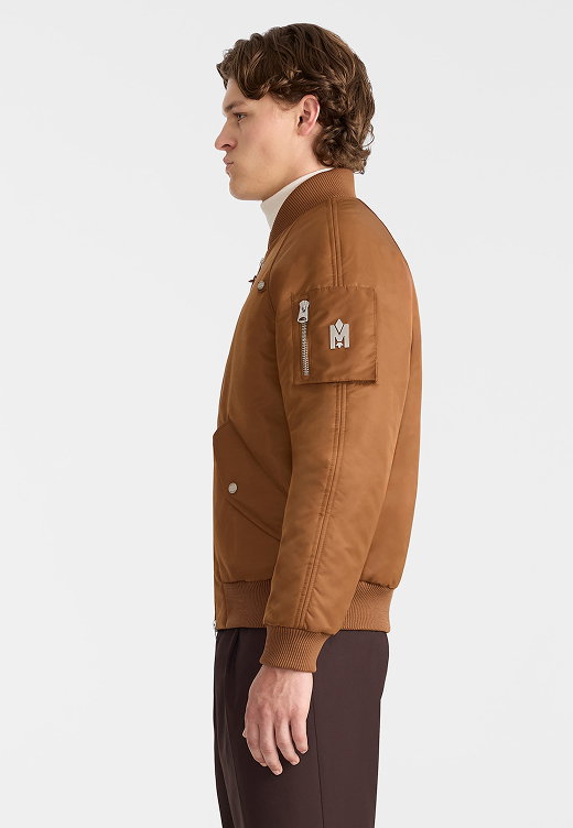 CARMELO Satin aviator jacket