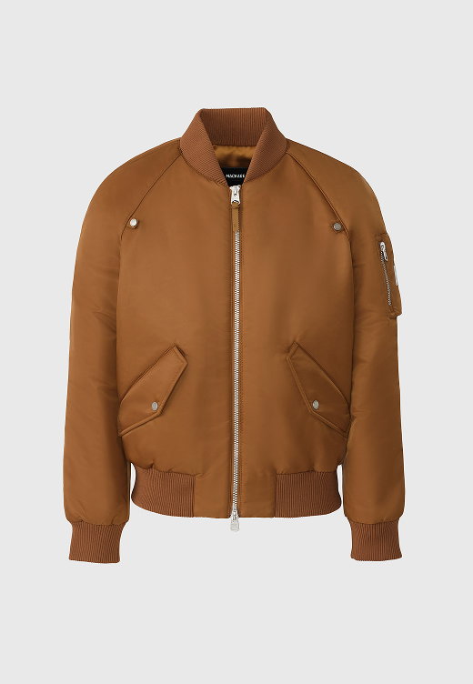 CARMELO Satin aviator jacket